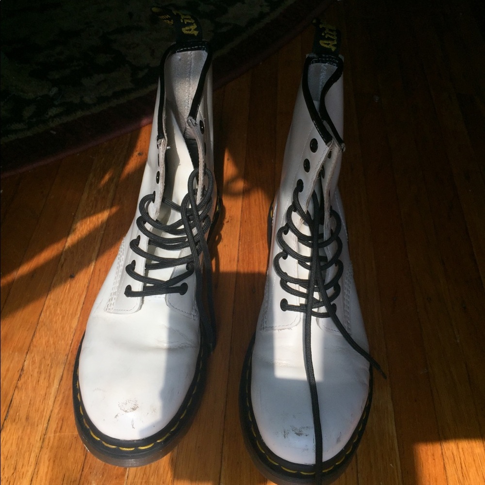 White Dr. Martens
